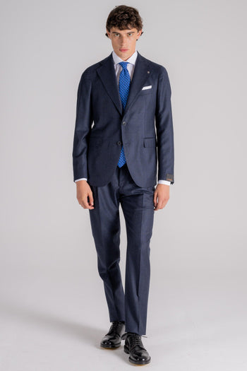 Abito Pinolerario Lana Vergine Super 110S Blu - 2