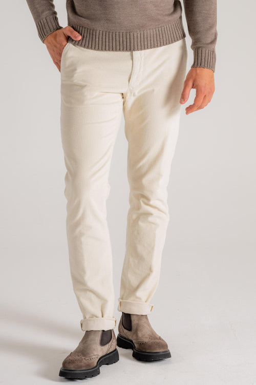 Slacks Pantalone Bianco Uomo - 2