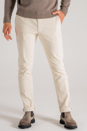 Slacks Pantalone Bianco Uomo - 3