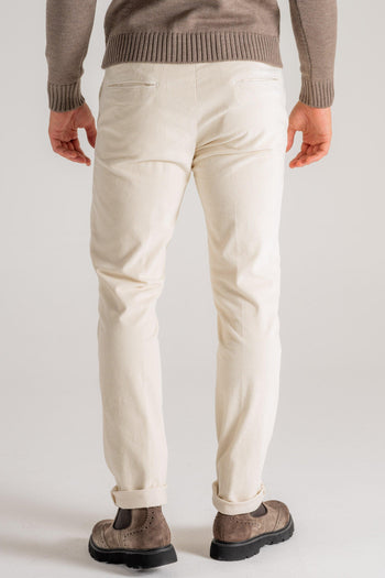 Slacks Pantalone Bianco Uomo - 5