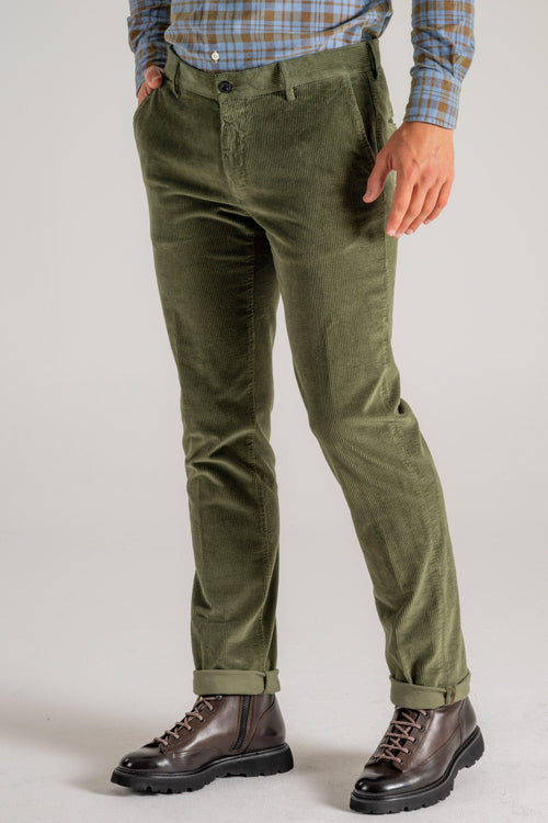 Slacks Pantalone Verde Uomo - 2