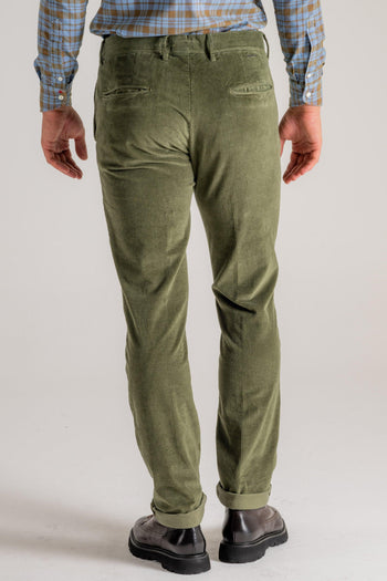 Slacks Pantalone Verde Uomo - 4