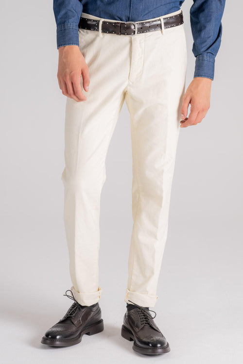 Slacks Pantalone Bianco