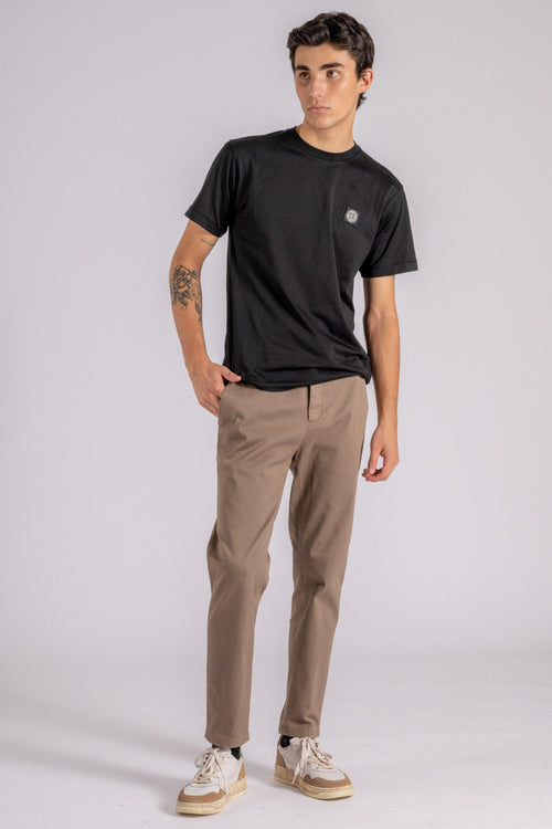 Pantalone Prince Chino Slim Crop Cotone/Elastam Beige