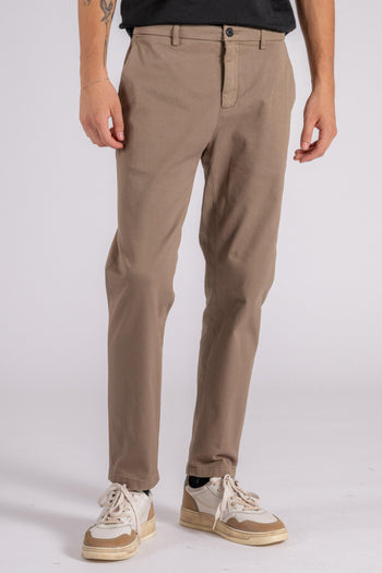 Pantalone Prince Chino Slim Crop Cotone/Elastam Beige - 3