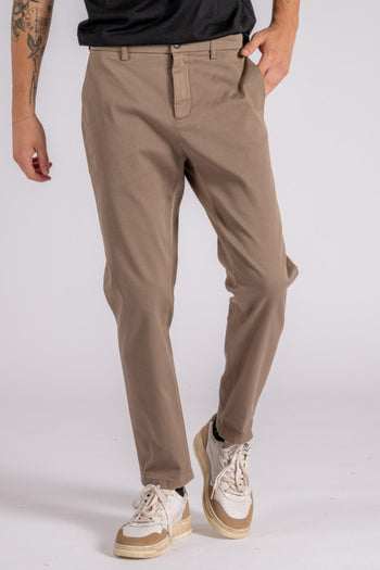 Pantalone Prince Chino Slim Crop Cotone/Elastam Beige - 4