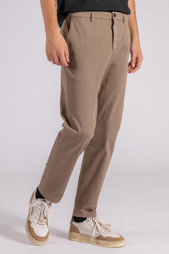 Pantalone Prince Chino Slim Crop Cotone/Elastam Beige - 5