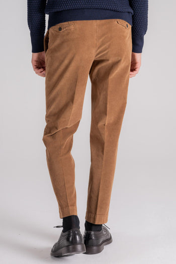 Pantalone Velluto Millerighe Beige - 4