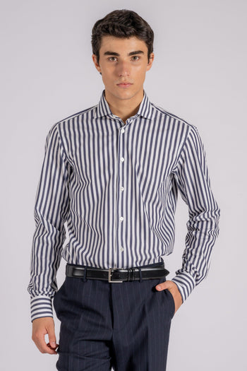 Camicia Blu 100% Cotone - 4