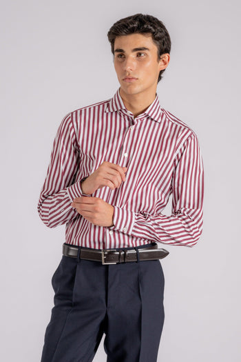 Camicia 100% Cotone Rosso - 3