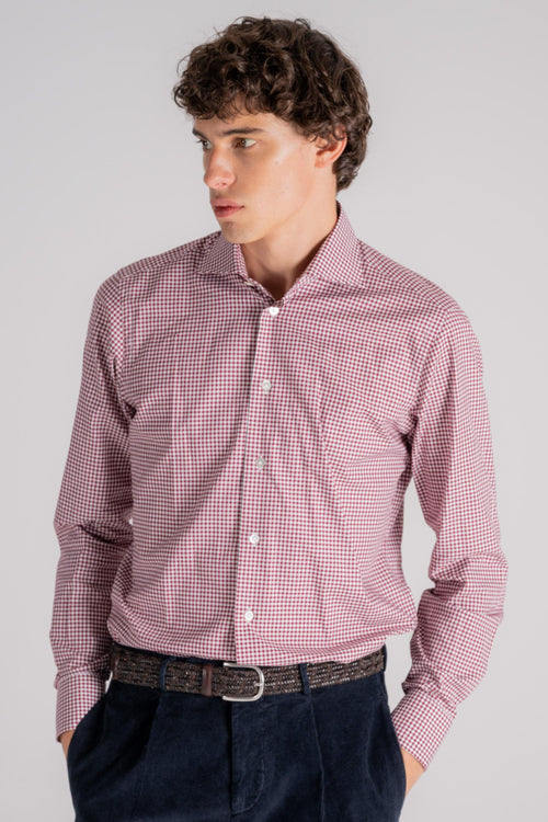 Camicia 100% Cotone Rosso - 2