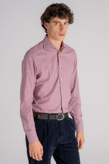 Camicia 100% Cotone Rosso - 3