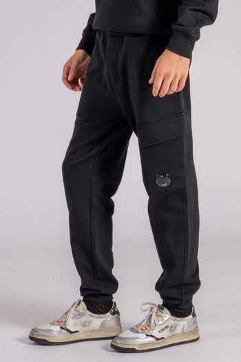 Pantalone Felpa in Cotone Nero - 4