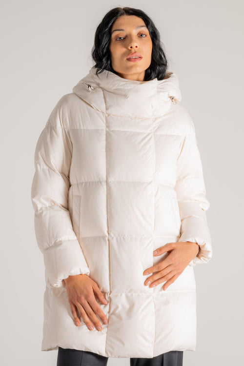 Hooded Down Jacket Donna - 2