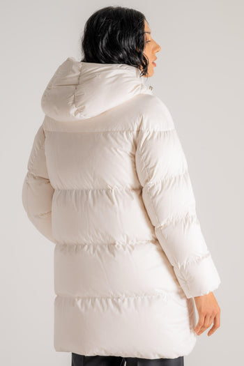 Hooded Down Jacket Donna - 3