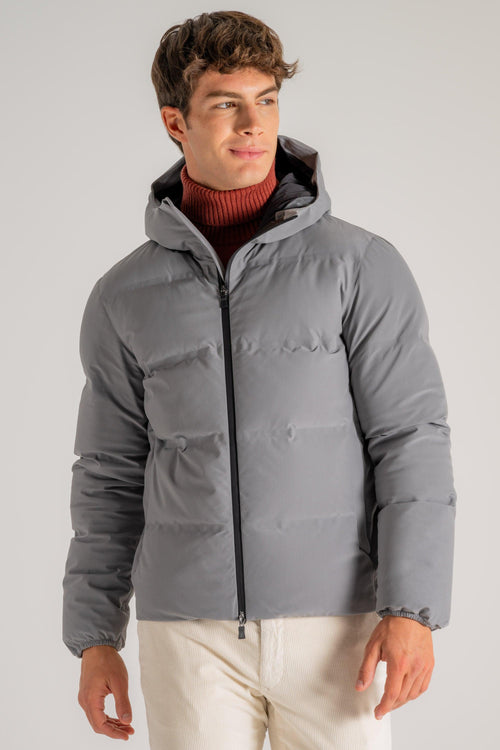 Piumino Bomber New Impact Grigio Uomo