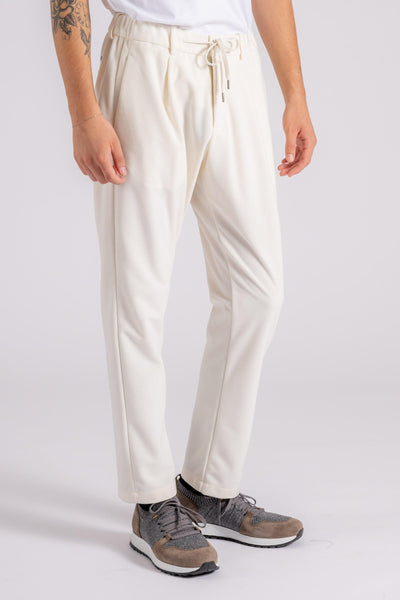 Pantalone Velluto a Coste Bianco