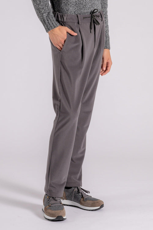 Pantalone Velluto a Coste Grigio - 2