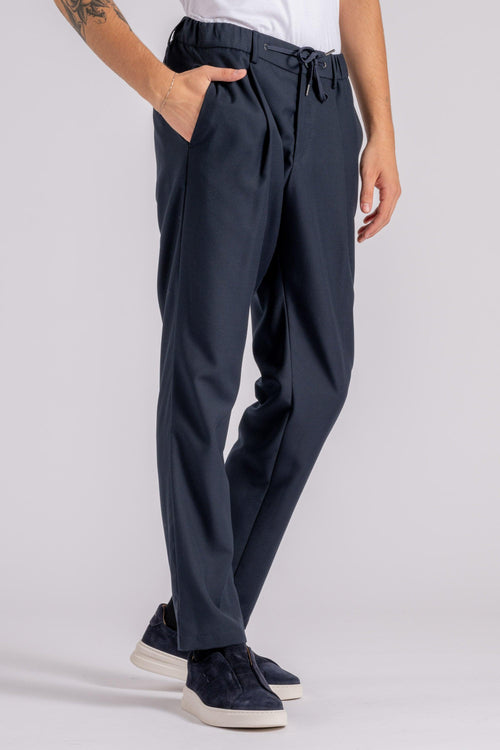 Pantalone Relaxed Tecnico Blu