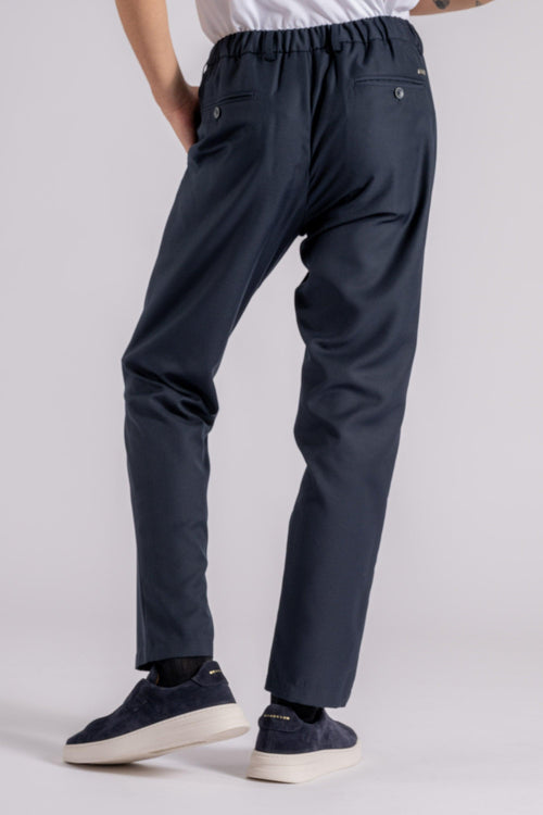 Pantalone Relaxed Tecnico Blu - 2