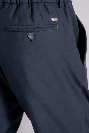 Pantalone Relaxed Tecnico Blu - 3