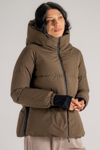 Piumino Cappa Windstopper Verde Donna - 3