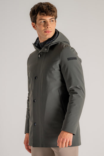 Down Under Floating Parka Jacket Verde Uomo - 3