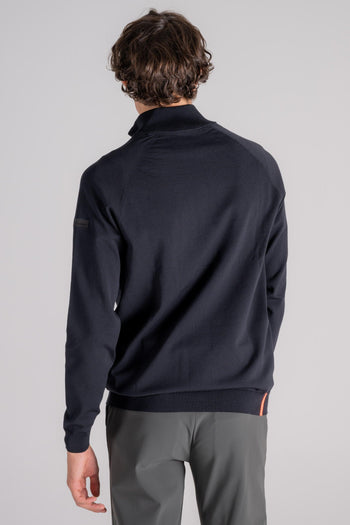 Full Zip Amos Cotton/Polyester Blu - 4