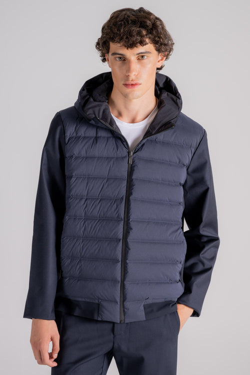 Jacket Terzilio Duck Soft Lana/Poliestere Blu