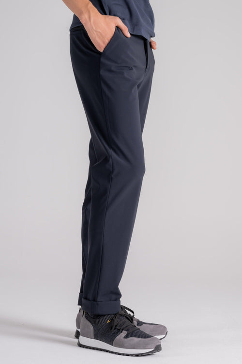 Pantalone Chino Winter Blu in Poliammide/Elastan - 2