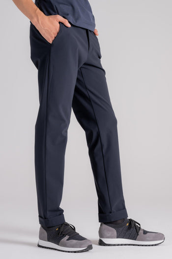 Pantalone Chino Winter Blu in Poliammide/Elastan - 3