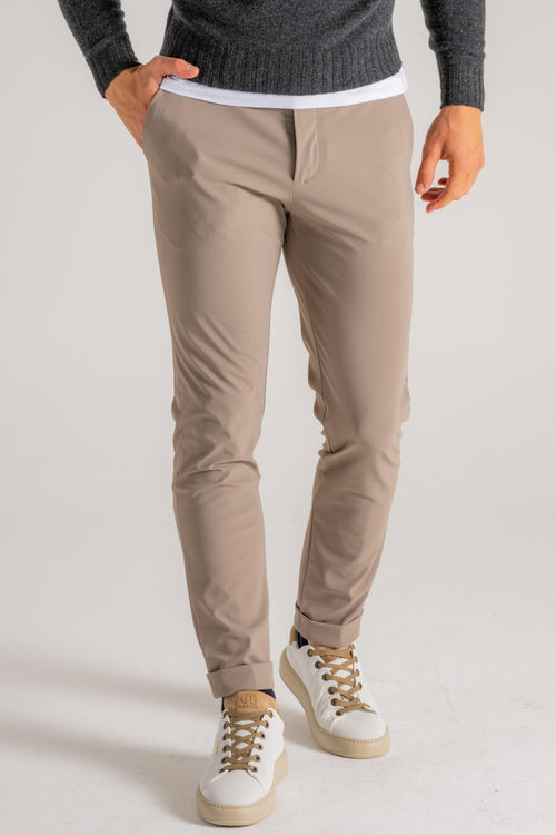 Winter Chino Pantalone Beige Uomo