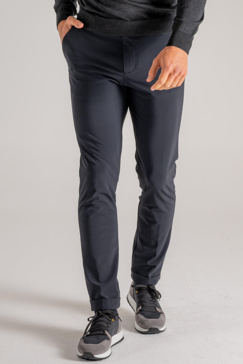 Dandy Chino Pantalone Blu Uomo - 2