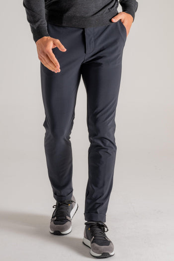 Dandy Chino Pantalone Blu Uomo - 3