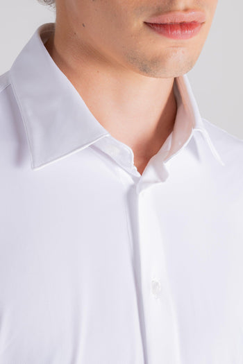 Camicia Oxford Elasticizzata Bianco - 3