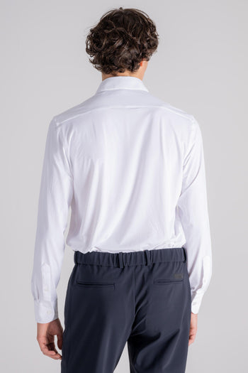 Camicia Oxford Elasticizzata Bianco - 4