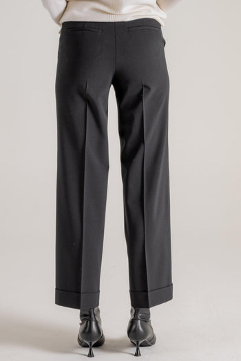 Pantalone Twill Stretch Nero Donna - 4