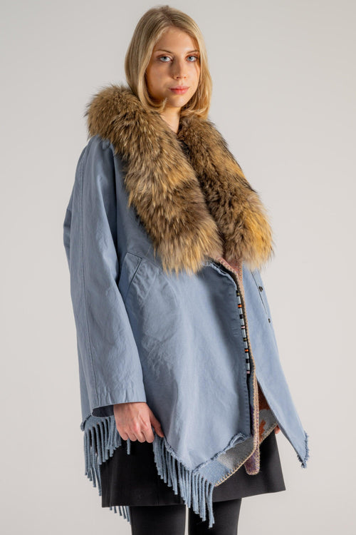 Parka Corto azzurro Donna - 2