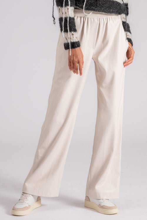 8 PM Pantalone Oberlin 60% PU 40% PL Bianco - 2