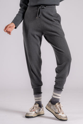 Pantaloni Cashmere Grigio - 3