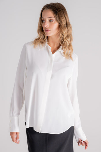 Camicia Beige in Acetato/Seta - 5