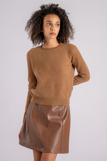 Girocollo 100% Cashmere Beige - 4