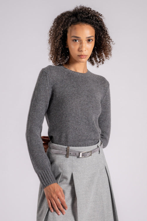 Maglia Giocollo 100% Cashmere Grigio