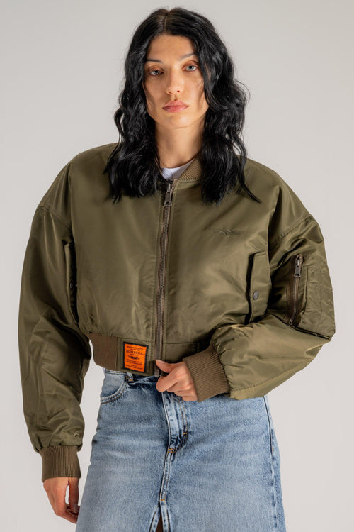 Bomber Verde Donna