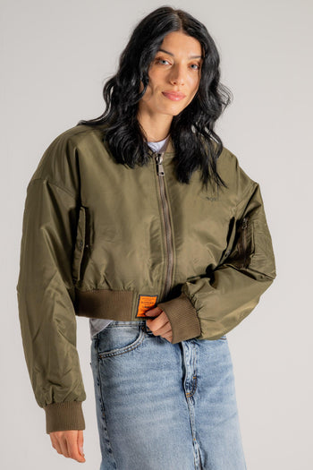 Bomber Verde Donna - 3