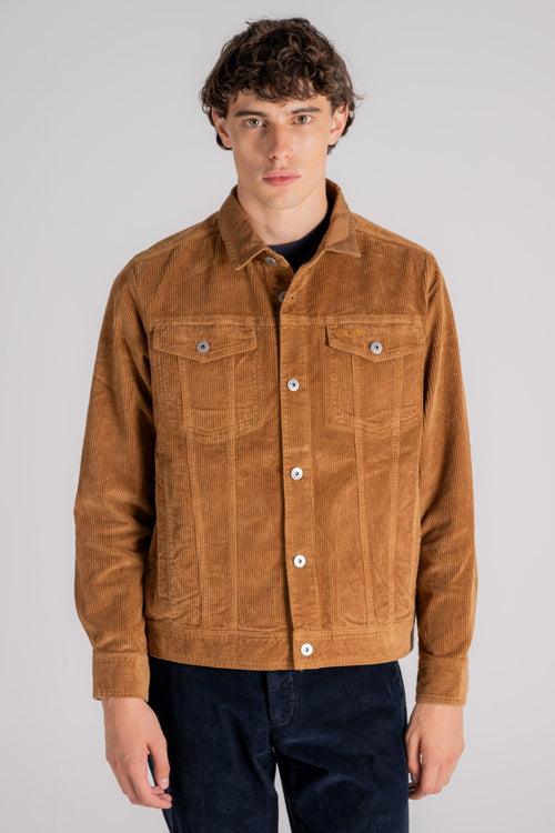 Wax Jacket Ogston in Cotone/Elastam