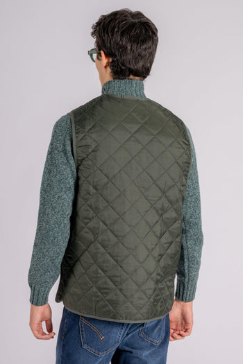 Waistcoat Quilted 100% Poliammide Verde - 4