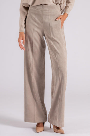 D. Exterior Pantalone Velluto a Coste Marrone - 2