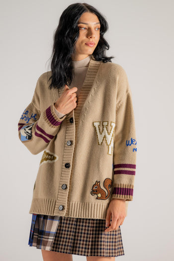 Max Mara Cardigan Beige Donna - 3