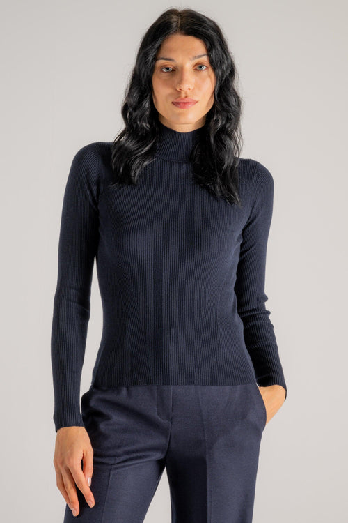 Max Mara Maglia Blu Donna